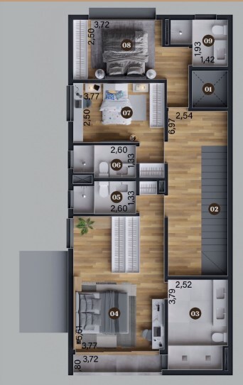 Apartamento à venda com 516m², 3 quartos com vaga - 17