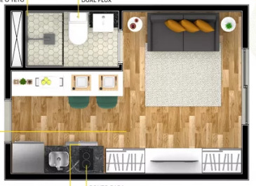 Studio à venda com 17m², 1 quarto sem vaga - 22