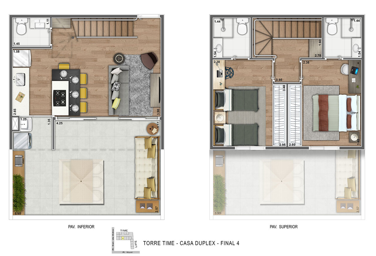 Apartamento à venda com 87m², 2 quartos com vaga - 22