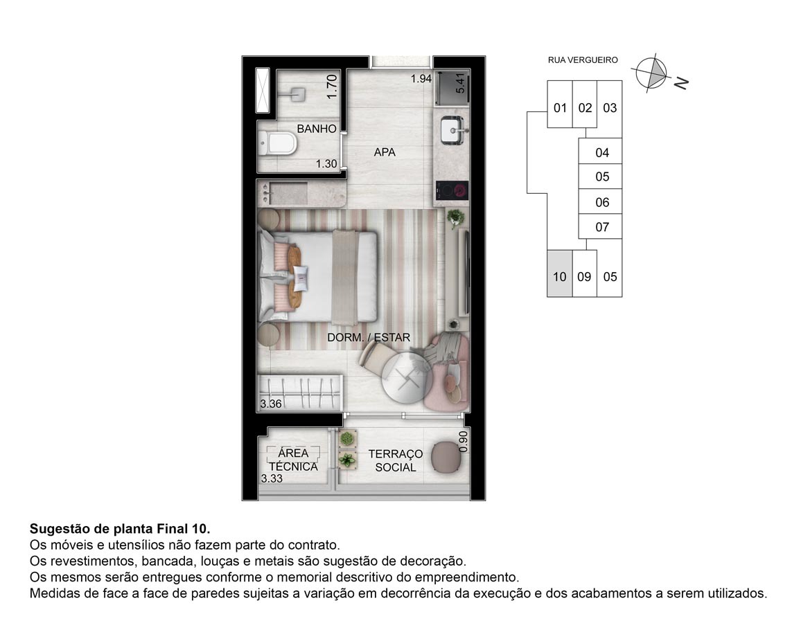 Studio à venda com 23m², 0 quartos sem vaga - 18