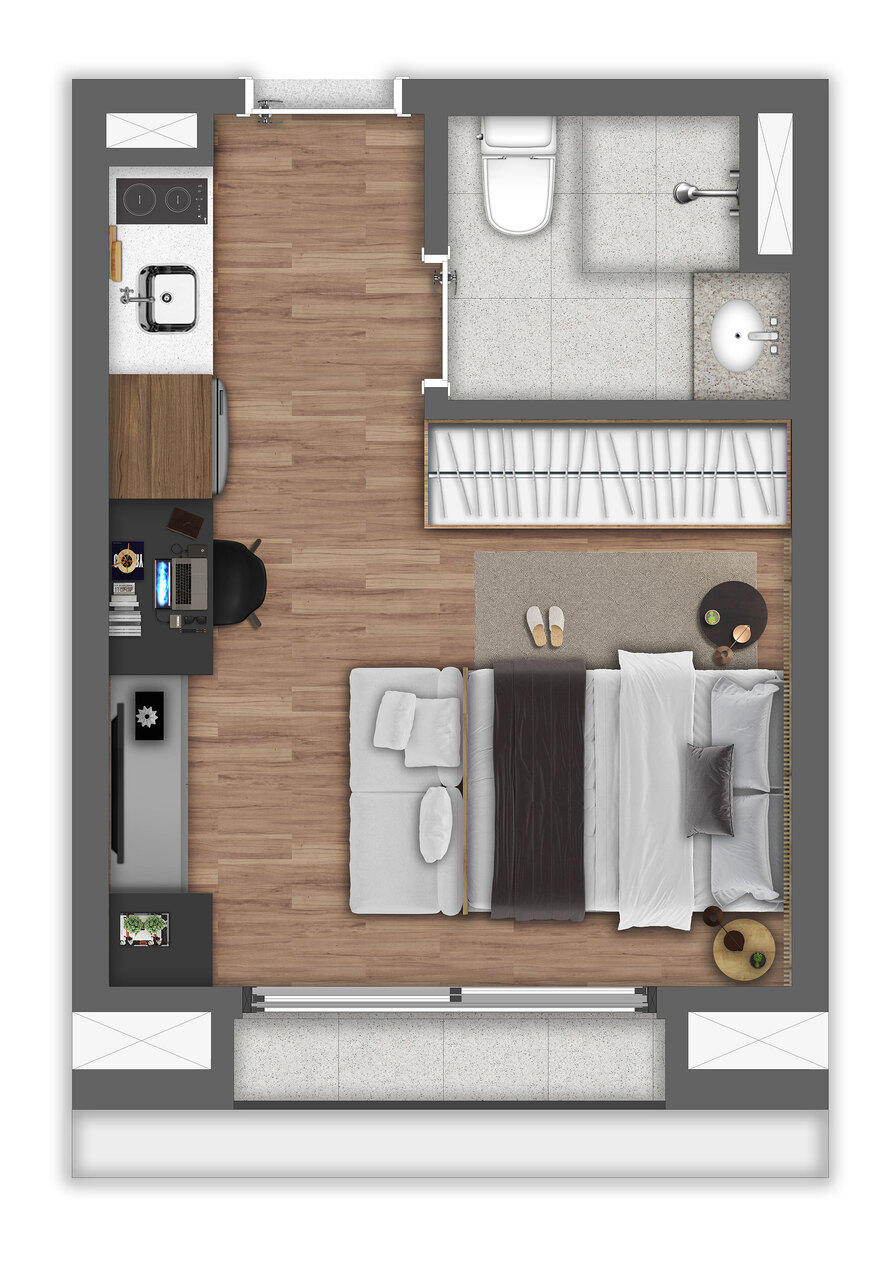 Apartamento à venda com 29m², 0 quartos sem vaga - 17