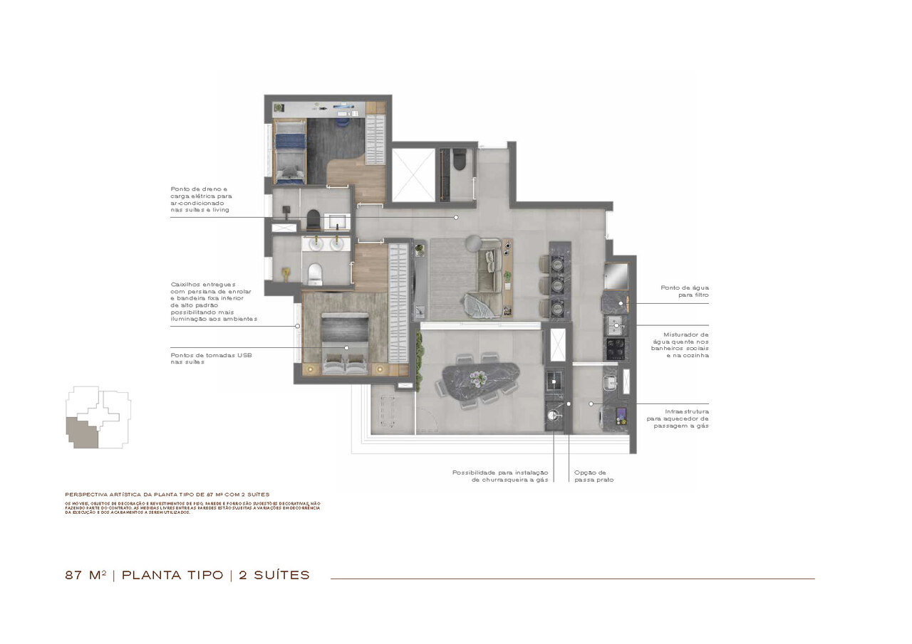 Apartamento à venda com 87m², 2 quartos com vaga - 21