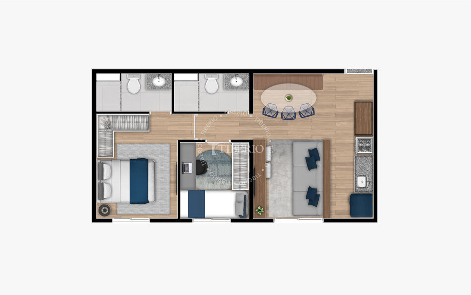 Apartamento à venda com 47m², 2 quartos sem vaga - 26