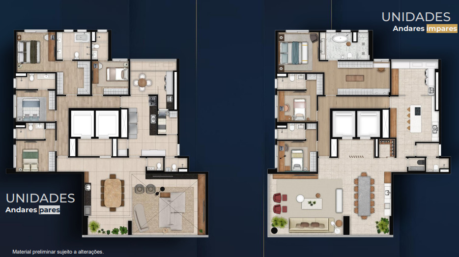 Apartamento à venda com 220m², 4 quartos com vaga - 23