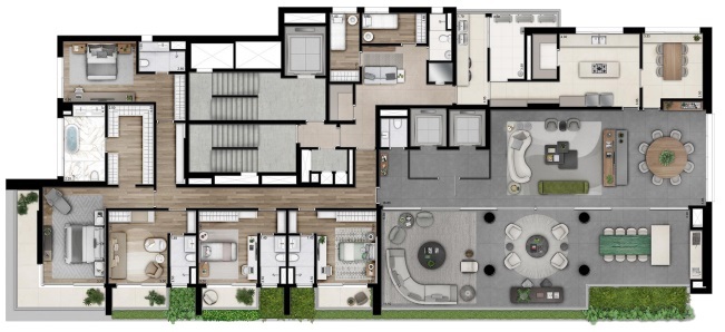 Apartamento à venda com 500m², 5 quartos com vaga - 31