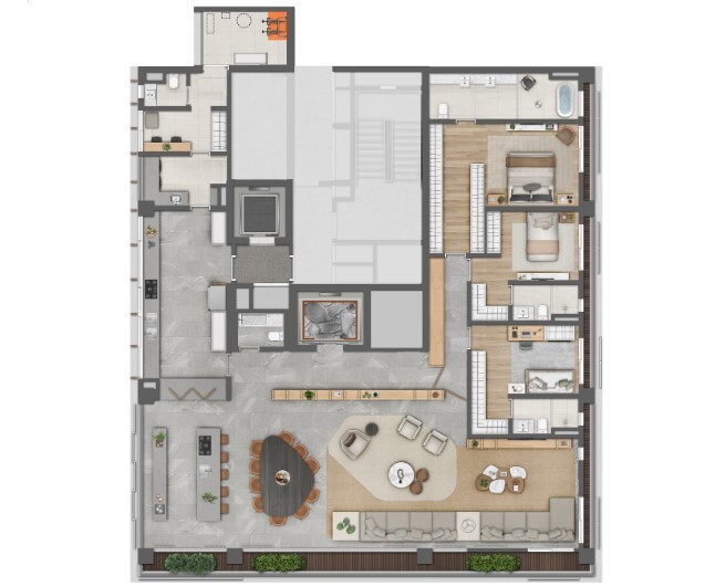 Apartamento à venda com 288m², 3 quartos com vaga - 17