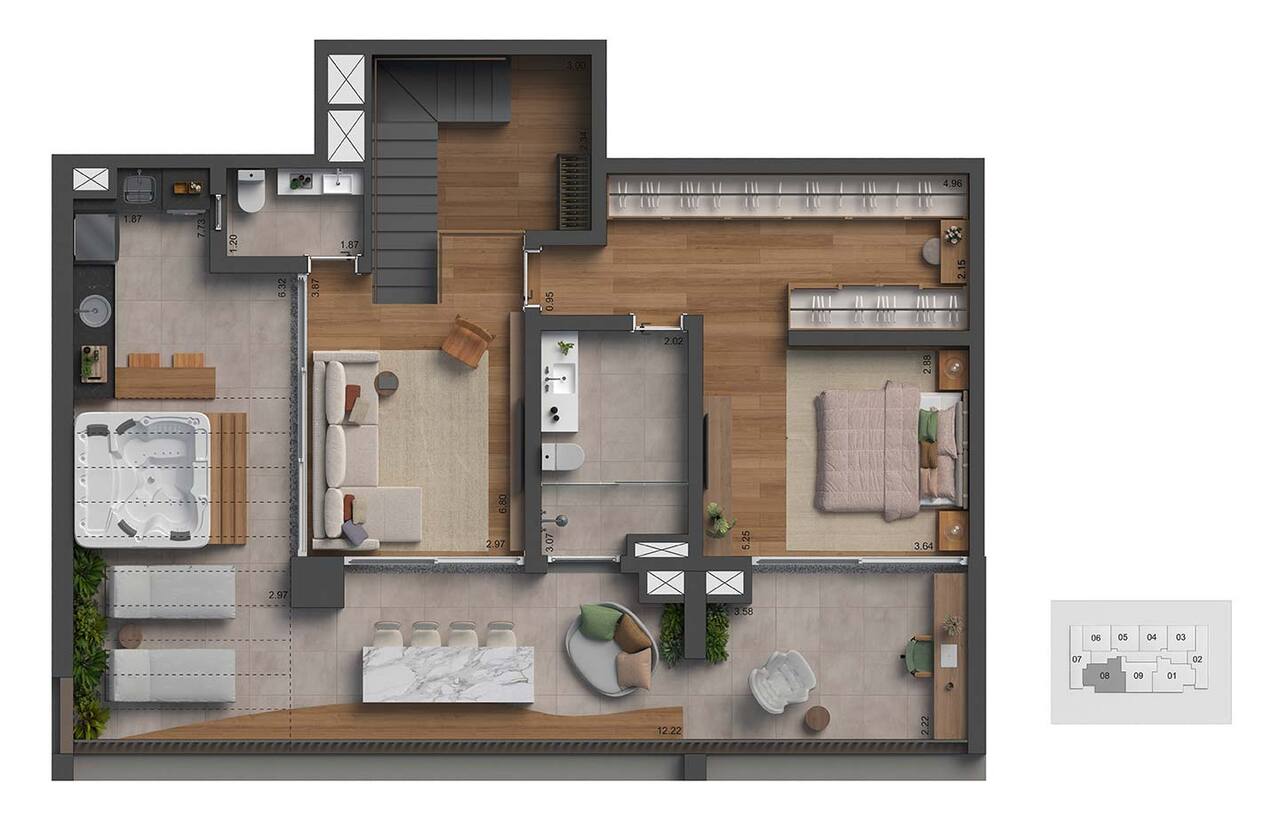 Apartamento à venda com 201m², 3 quartos com vaga - 31
