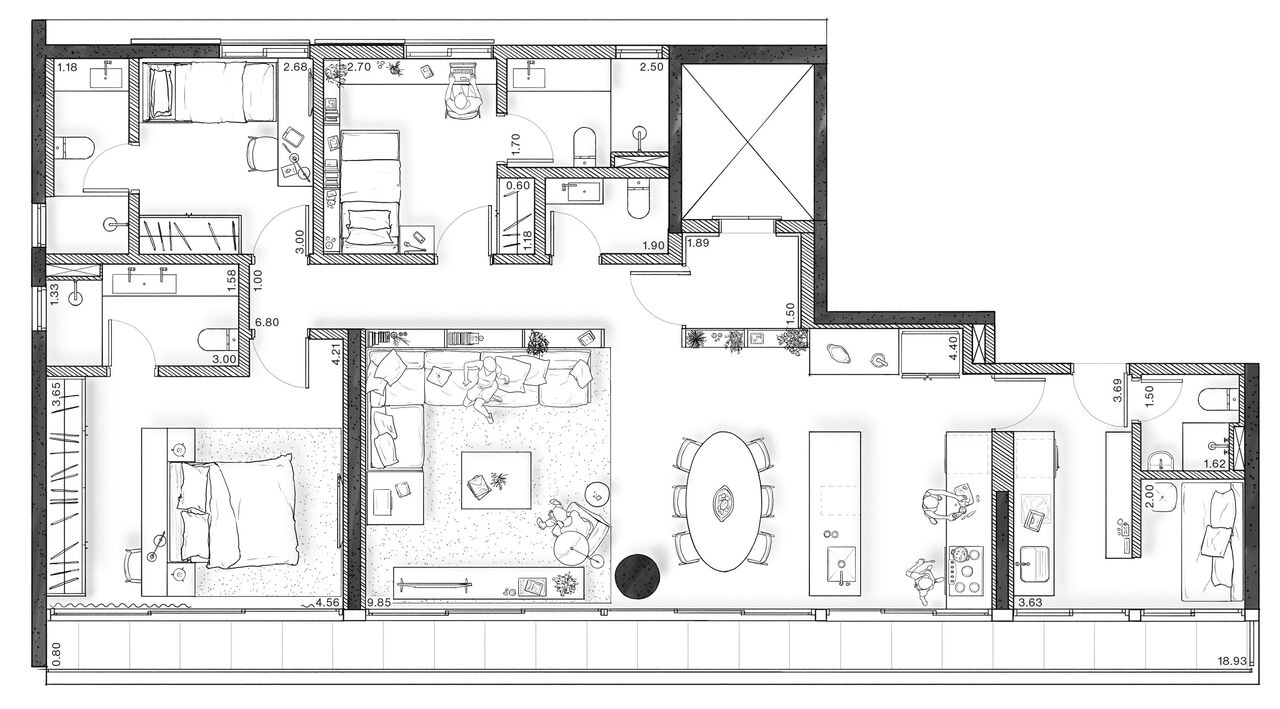 Apartamento à venda com 148m², 3 quartos com vaga - 12