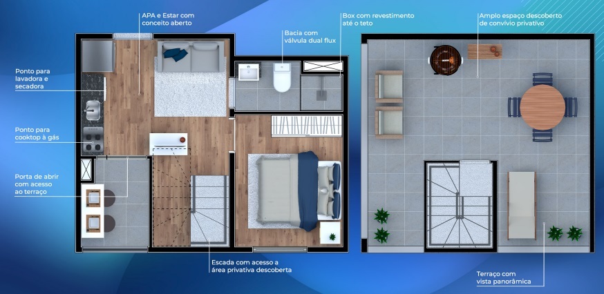 Apartamento à venda com 63m², 1 quarto sem vaga - 23