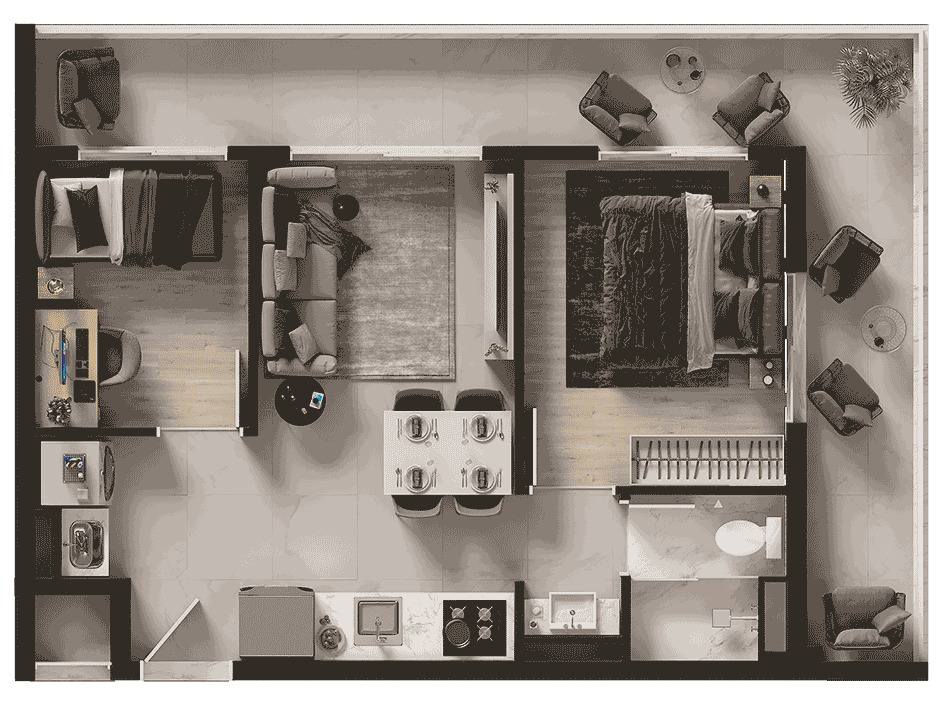 Apartamento à venda com 51m², 2 quartos com vaga - 19