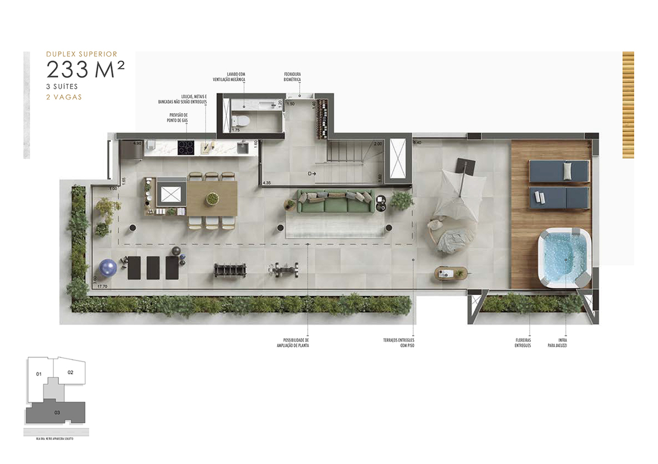 Apartamento à venda com 233m², 3 quartos com vaga - 20