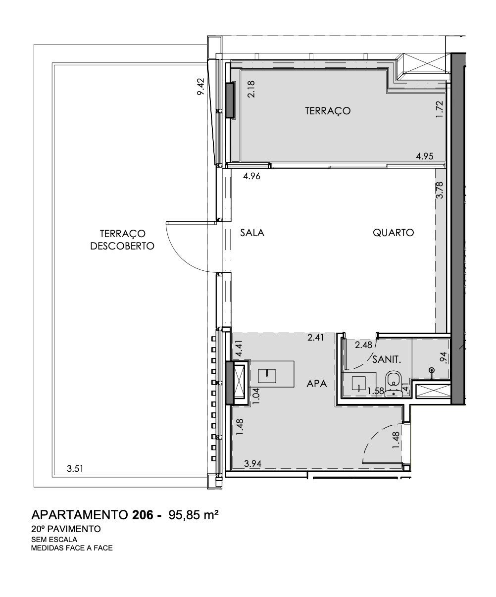 Apartamento à venda com 103m², 1 quarto com vaga - 18