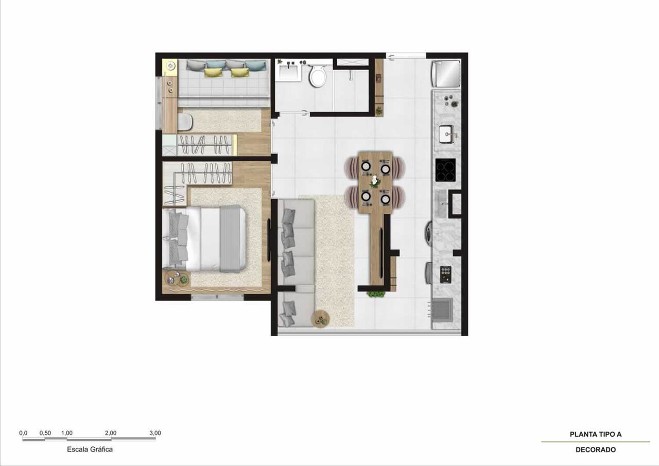 Apartamento à venda com 35m², 2 quartos com vaga - 21