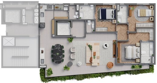 Apartamento à venda com 142m², 3 quartos com vaga - 16