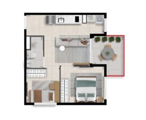 Apartamento à venda com 36m², 2 quartos sem vaga - 12