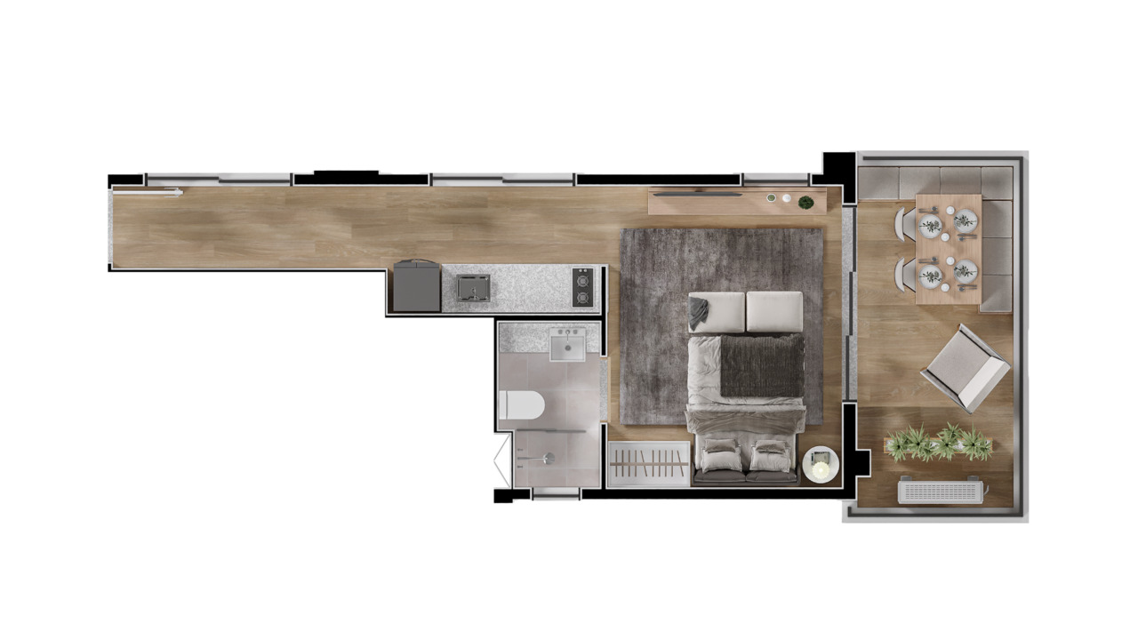 Studio à venda com 34m², 0 quartos sem vaga - 33