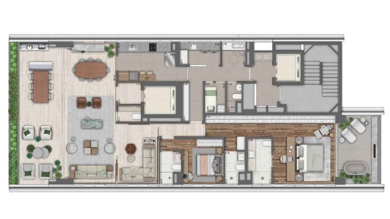 Apartamento à venda com 239m², 3 quartos com vaga - 26