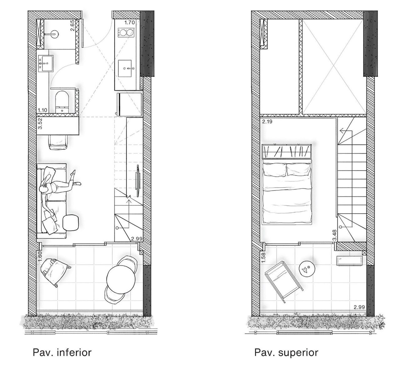 Apartamento à venda com 41m², 1 quarto sem vaga - 12