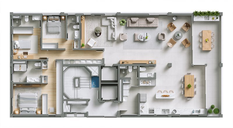 Apartamento à venda com 217m², 4 quartos com vaga - 19