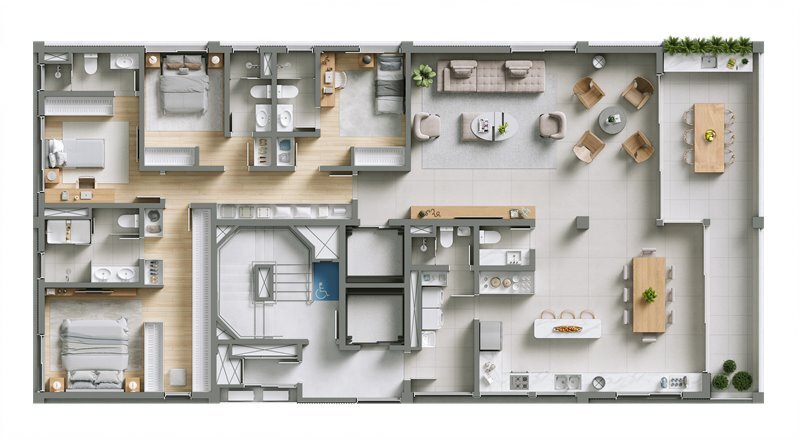 Apartamento à venda com 217m², 4 quartos com vaga - 20