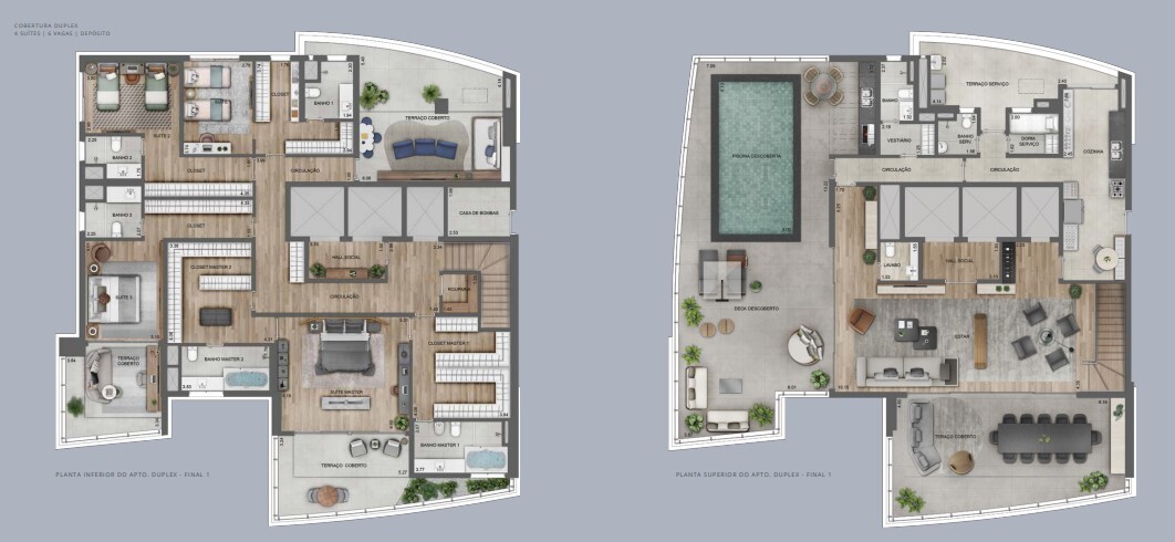 Apartamento à venda com 560m², 4 quartos com vaga - 35