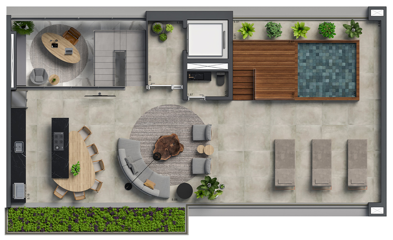 Apartamento à venda com 360m², 3 quartos com vaga - 25