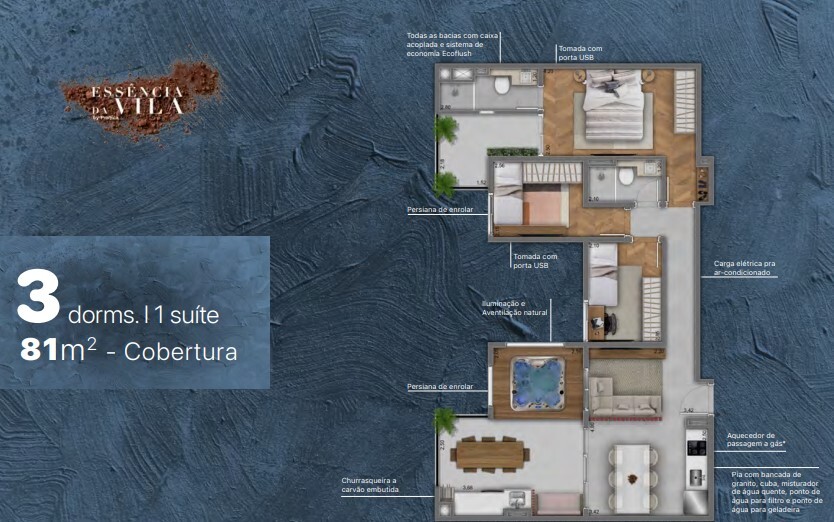 Apartamento à venda com 81m², 3 quartos sem vaga - 21
