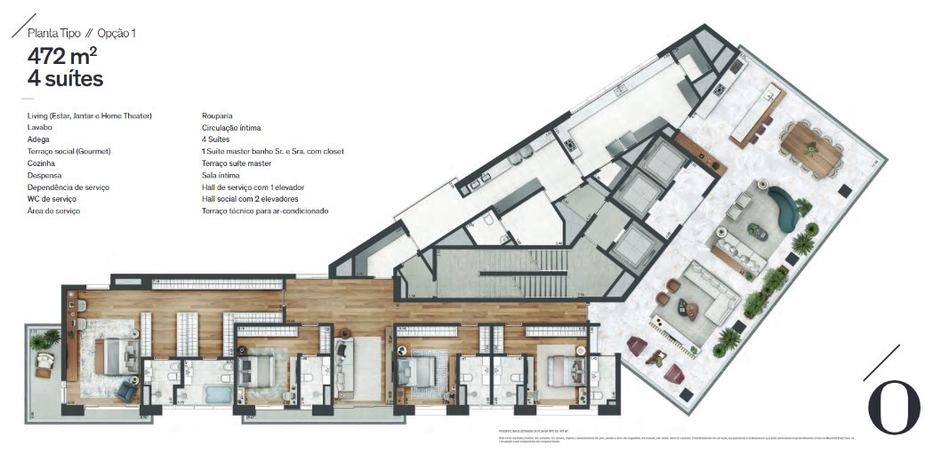 Apartamento à venda com 472m², 4 quartos com vaga - 11