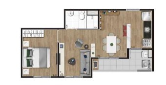 Apartamento à venda com 38m², 2 quartos sem vaga - 24