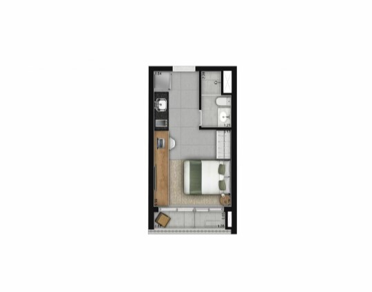 Studio à venda com 23m², 0 quartos sem vaga - 16