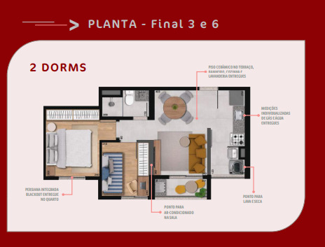 Apartamento à venda com 40m², 2 quartos com vaga - 17