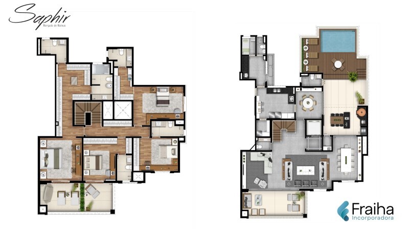 Apartamento à venda com 455m², 4 quartos com vaga - 18
