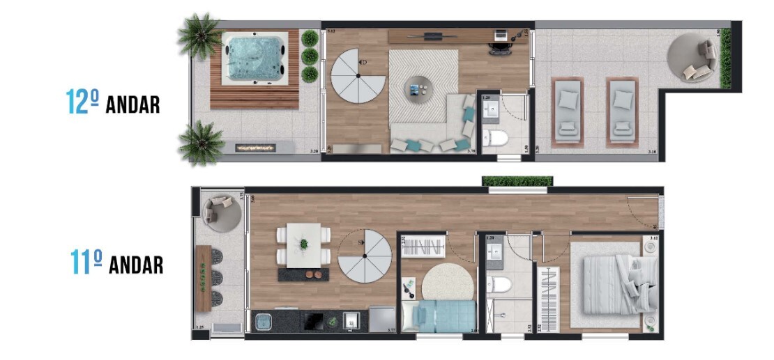 Apartamento à venda com 95m², 2 quartos sem vaga - 20