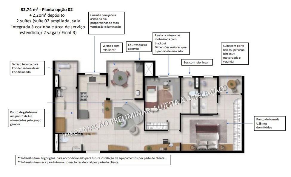 Apartamento à venda com 85m², 2 quartos com vaga - 26