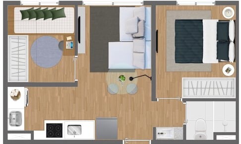 Apartamento à venda com 32m², 2 quartos com vaga - 18