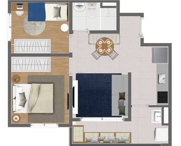 Apartamento à venda com 40m², 2 quartos com vaga - 18