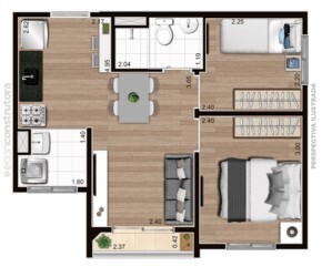 Apartamento à venda com 36m², 2 quartos sem vaga - 13
