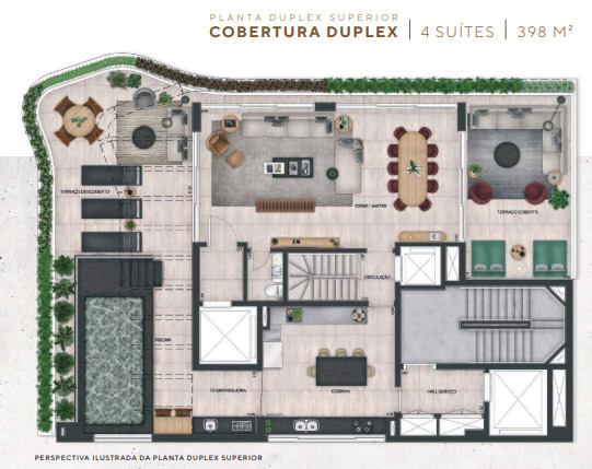 Apartamento à venda com 398m², 4 quartos com vaga - 18