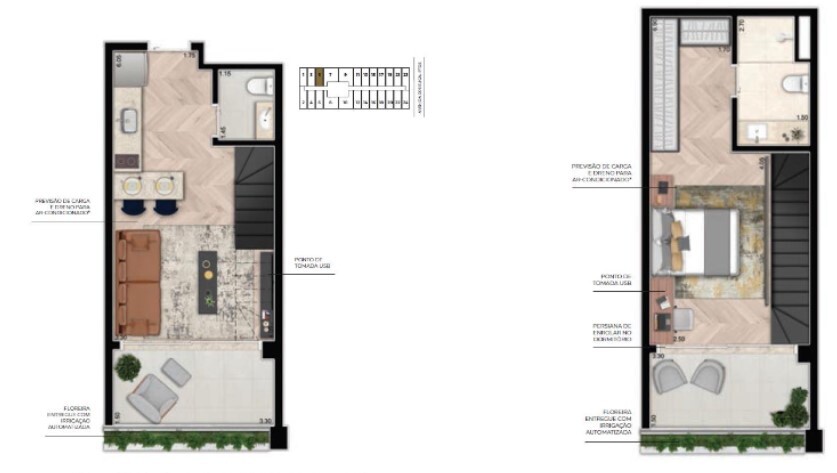 Apartamento à venda com 61m², 1 quarto sem vaga - 16