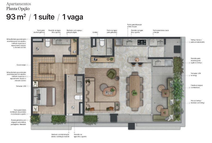Apartamento à venda com 93m², 2 quartos com vaga - 30