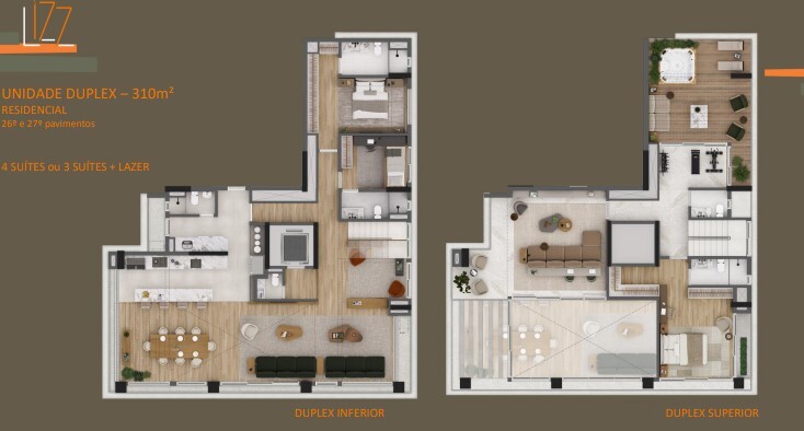 Apartamento à venda com 312m², 4 quartos com vaga - 17