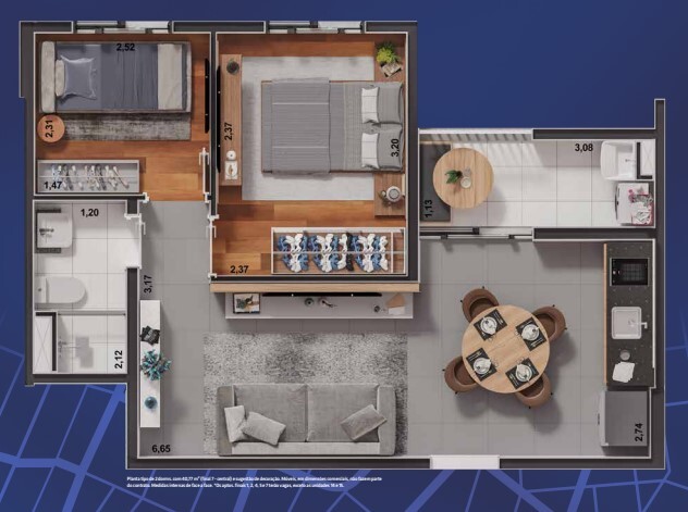 Apartamento à venda com 40m², 2 quartos com vaga - 13