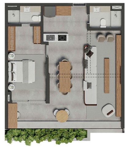 Apartamento à venda com 81m², 1 quarto com vaga - 22