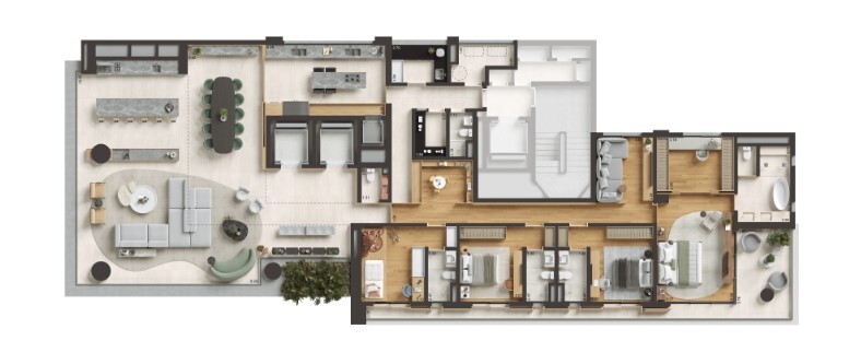 Apartamento à venda com 362m², 4 quartos com vaga - 19