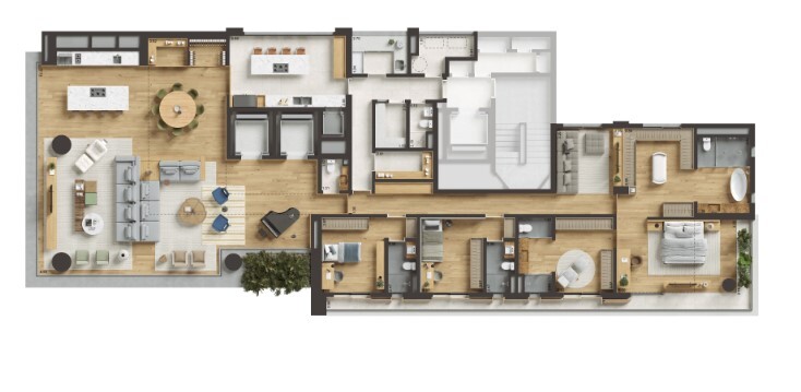 Apartamento à venda com 362m², 4 quartos com vaga - 20