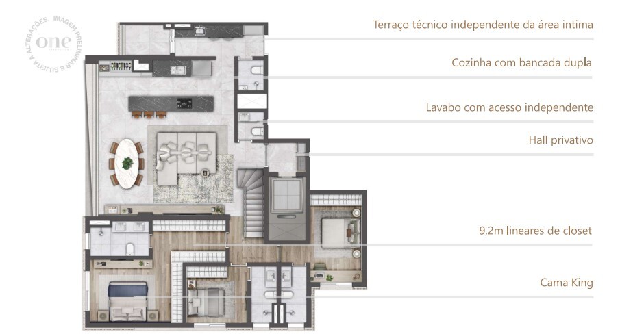 Apartamento à venda com 305m², 3 quartos com vaga - 19